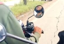 Patut Di Contoh, Kojek Anggota IWO Indonesia Bantu Pemudik Dengan Menyetep Kendaraan Sejauh 3 Kilo Meter