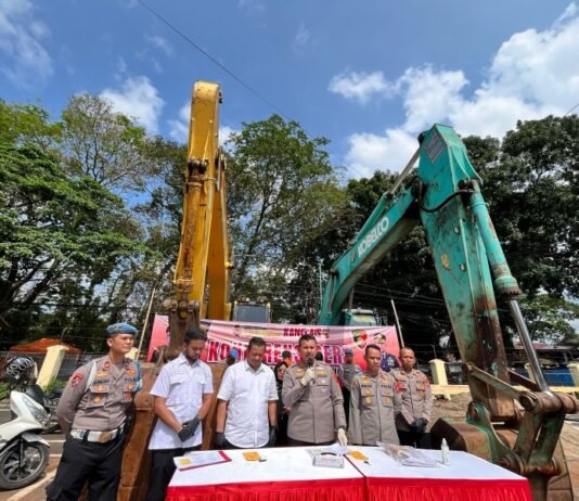 Polres Subang Ungkap Tambang Ilegal di Rancaasih
