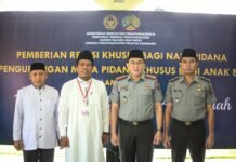 Lapas Karawang Berikan Remisi Khusus Kepada Warga Binaan Dan 4 Orang WBP Dinyatakan Langsung Bebas