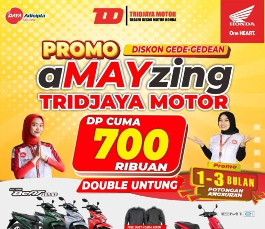 Diskon 4 Musim! Promo Heboh Mei dari Tridjaya Motor Siap Bikin Kamu Ngebut ke Dealer