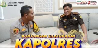 Silaturahmi Kapolres ke Kejari Karawang, Wujudkan Koordinasi Hukum yang Solid