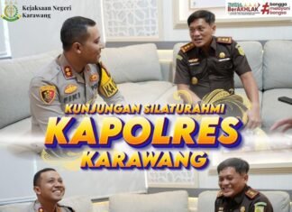 Silaturahmi Kapolres ke Kejari Karawang, Wujudkan Koordinasi Hukum yang Solid
