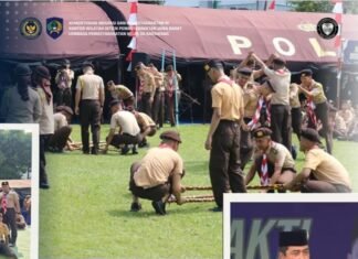 Upacara Pembukaan Perkemahan Pemasyarakatan Digelar Meriah, Lapas Karawang Ambil Bagian Aktif