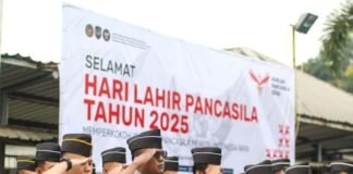 Lapas Karawang Peringati Hari Lahir Pancasila 2025 dengan Khidmat