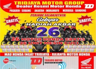 Promo September Ceria Tridjaya Motor: Bawa Pulang Beat, Scoopy, hingga PCX Lebih Mudah
