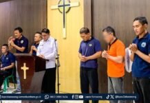 Warga Binaan dan Petugas Lapas Karawang Kompak Gelar Doa Lintas Agama