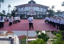 Apel Terakhir Jelang Libur Lebaran, Pemkab Karawang Tekankan Disiplin ASN dan Kepastian Masuk Kerja