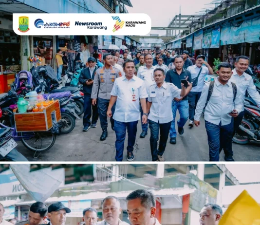 Bupati Karawang Bersama Forkopimda Sidak Pasar, Pastikan Harga Stabil dan Stok Aman Selama Ramadan