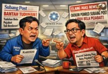 SubangPost Bantah Tuduhan Elangmasnews, Tuduhan Bela Pejabat Dinilai Tidak Berdasar