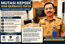 Mutasi Kepsek Karawang Kini Berbasis Data, SIMKSPS Hapus Praktik “Like and Dislike”