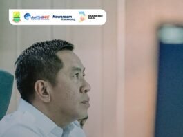 Bupati Karawang Aep Syaepuloh Ikuti Entry Meeting Pemeriksaan LKPD 2025 Secara Virtual