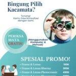 promo kacamata mulai 150 ribu,EM Health karawang Gratiskan cek mata