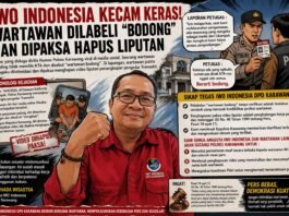IWO Indonesia: Ini Bukan Salah Paham, Ini Intimidasi Terhadap Kerja Pers