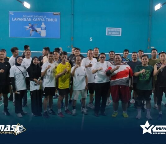 Badminton Jadi Perekat, Lapas Kelas I Malang Perkuat Kebersamaan dalam HBP ke-62