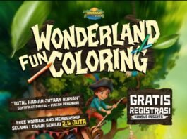 Wonderland Fun Coloring 2026 Resmi Dibuka, Gratis Daftar dan Banyak Hadiah Menarik