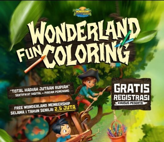 Wonderland Fun Coloring 2026 Resmi Dibuka, Gratis Daftar dan Banyak Hadiah Menarik