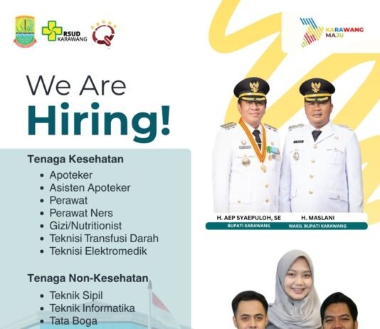 Mau Kerja di Rumah Sakit? RSUD Karawang Buka Pendaftaran Tenaga Baru 2026