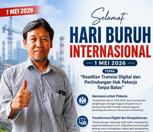 Hari Buruh 2026: Ketua DPC ASPHRI Karawang Ajak Wujudkan Keadilan dan Kesejahteraan Pekerja