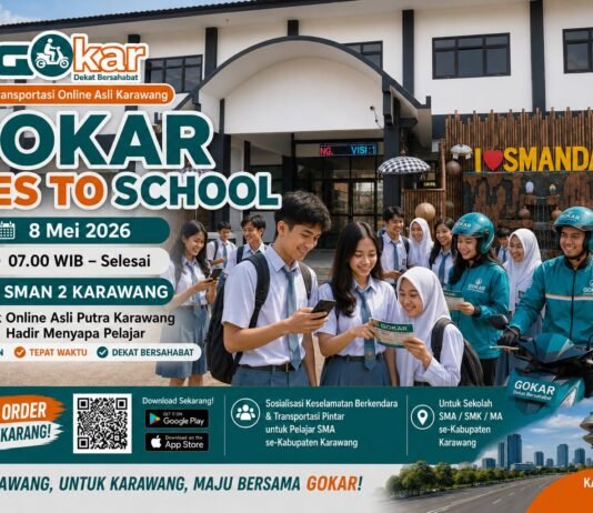Dari Karawang untuk Karawang, GOKAR Edukasi Pelajar Lewat Program Goes To School