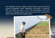 Kesigapan Petugas Lapas Karawang Gagalkan Penyelundupan Diduga Narkotik