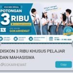 Cara Dapat Voucher GOKARHEMAT, Promo Diskon Rp3.000 untuk Pelajar dan Mahasiswa