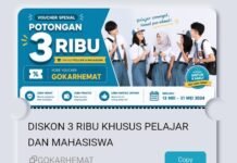 Cara Dapat Voucher GOKARHEMAT, Promo Diskon Rp3.000 untuk Pelajar dan Mahasiswa