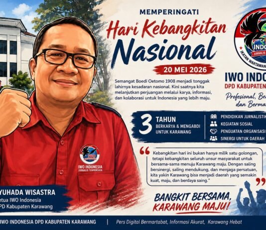 Harkitnas 2026: IWO Indonesia DPD Karawang Siap Jadi Mitra Strategis Pembangunan Daerah