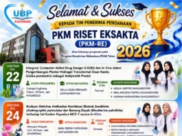 Mahasiswa UBP Karawang Raih Pendanaan PKM Riset Eksakta 2026, Masuk 5 Besar PTS Jawa Barat