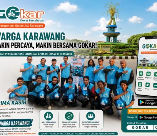 Transportasi Online Asli Karawang GOKAR Dapat Respon Positif, Grafik Pengguna Terus Naik