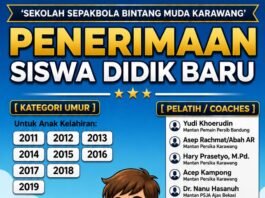 Cuma Rp100 Ribu! SSB Bintang Muda Karawang Buka Pendaftaran, Dibimbing Mantan Pemain Persib dan Persika