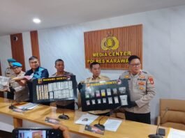 Polres Karawang Bongkar 31 Kasus Narkoba, Sita 1,4 Kilogram Sabu dan Amankan 41 Tersangka