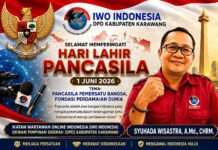 Hari Lahir Pancasila 2026, IWO Indonesia Karawang Tegaskan Peran Pers dalam Menjaga Persatuan Bangsa