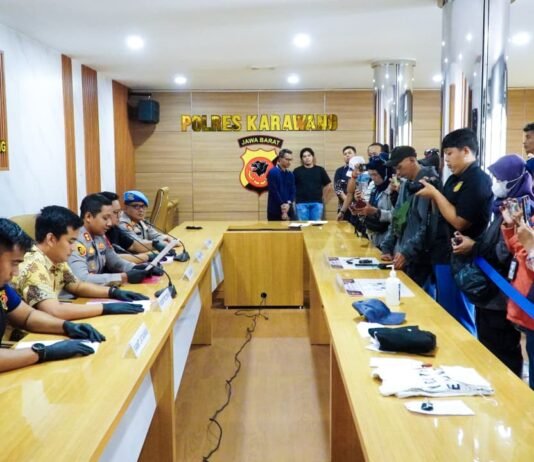 Polres Karawang Ringkus 5 Pelaku Curanmor, 12 TKP dan 9 Motor Curian Berhasil Diungkap