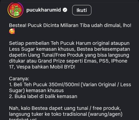 Kepala Toko Indomaret Green Village Buka Suara Soal Keluhan Hadiah Teh Pucuk Harum