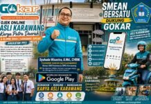 GOKAR Aplikasi Ojek Online Asli Karawang Karya Alumni SMKN 2 Karawang