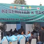 Ojek Online Asli Karawang GOKAR Ambil Bagian dalam Bakti Sosial Polres Karawang