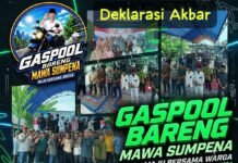 Deklarasi Akbar Mawa Sumpena Dihadiri 500 Pendukung, Siap Bertarung di Pilkades Jayabakti 2026