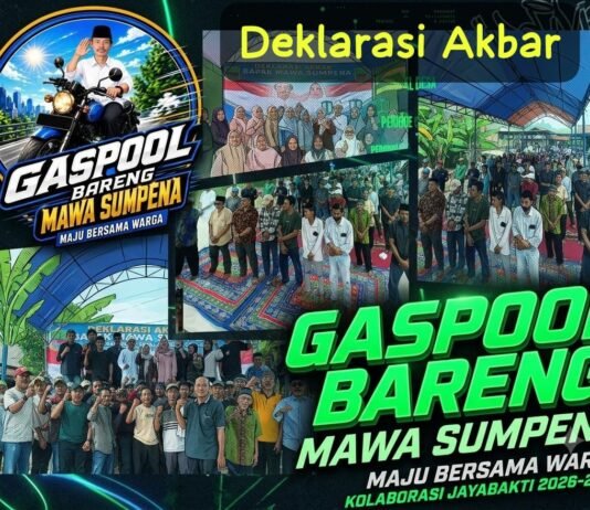 Deklarasi Akbar Mawa Sumpena Dihadiri 500 Pendukung, Siap Bertarung di Pilkades Jayabakti 2026