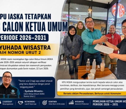 KPU IASKA Karawang Tetapkan Kandidat Ketua Umum, Syuhada Wisastra Usung Semangat Kolaborasi Alumni