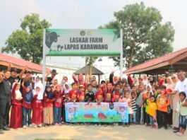 LASKAR Farm Jadi Laboratorium Edukasi, Lapas Karawang Kenalkan Pertanian dan Peternakan kepada Generasi Muda