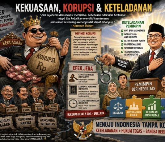 Ketika Jabatan Menjadi Alat Memperkaya Diri: Refleksi atas Budaya Korupsi di Indonesia