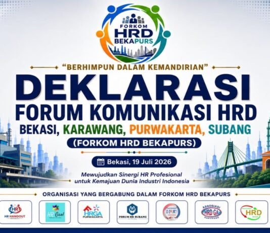 Dr. Yosminaldi Ajak Organisasi HRD Bersatu Melalui FORKOM HRD BEKAPURS Nasional