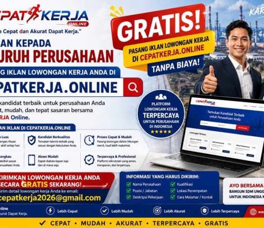 CepatKerja.Online Solusi Rekrutmen Cepat Akurat Terpercaya Untuk Seluruh Perusahaan Indonesia