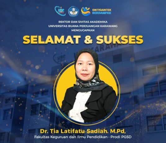 Gelar Doktor Dr Tia Perkuat Komitmen UBP Tingkatkan Mutu Pendidikan