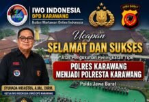 Pengukuhan Polresta Karawang Diharapkan Tingkatkan Pelayanan Publik Dan Sinergitas Bersama Media