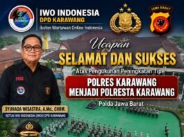 Pengukuhan Polresta Karawang Diharapkan Tingkatkan Pelayanan Publik Dan Sinergitas Bersama Media