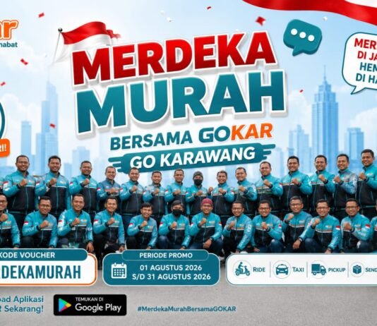 GOKAR Ajak Warga Karawang Nikmati Promo MerdekaMurah Diskon 50 Persen