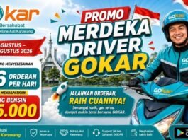 Apresiasi Mitra Pengemudi, GOKAR Hadirkan Program Promo Merdeka Driver dengan Bonus Rp15 Ribu per Hari