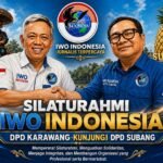 Pererat Persaudaraan Jurnalis Terpercaya, IWO Indonesia DPD Karawang Gelar Silaturahmi dengan DPD Subang