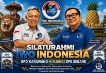 Pererat Persaudaraan Jurnalis Terpercaya, IWO Indonesia DPD Karawang Gelar Silaturahmi dengan DPD Subang
